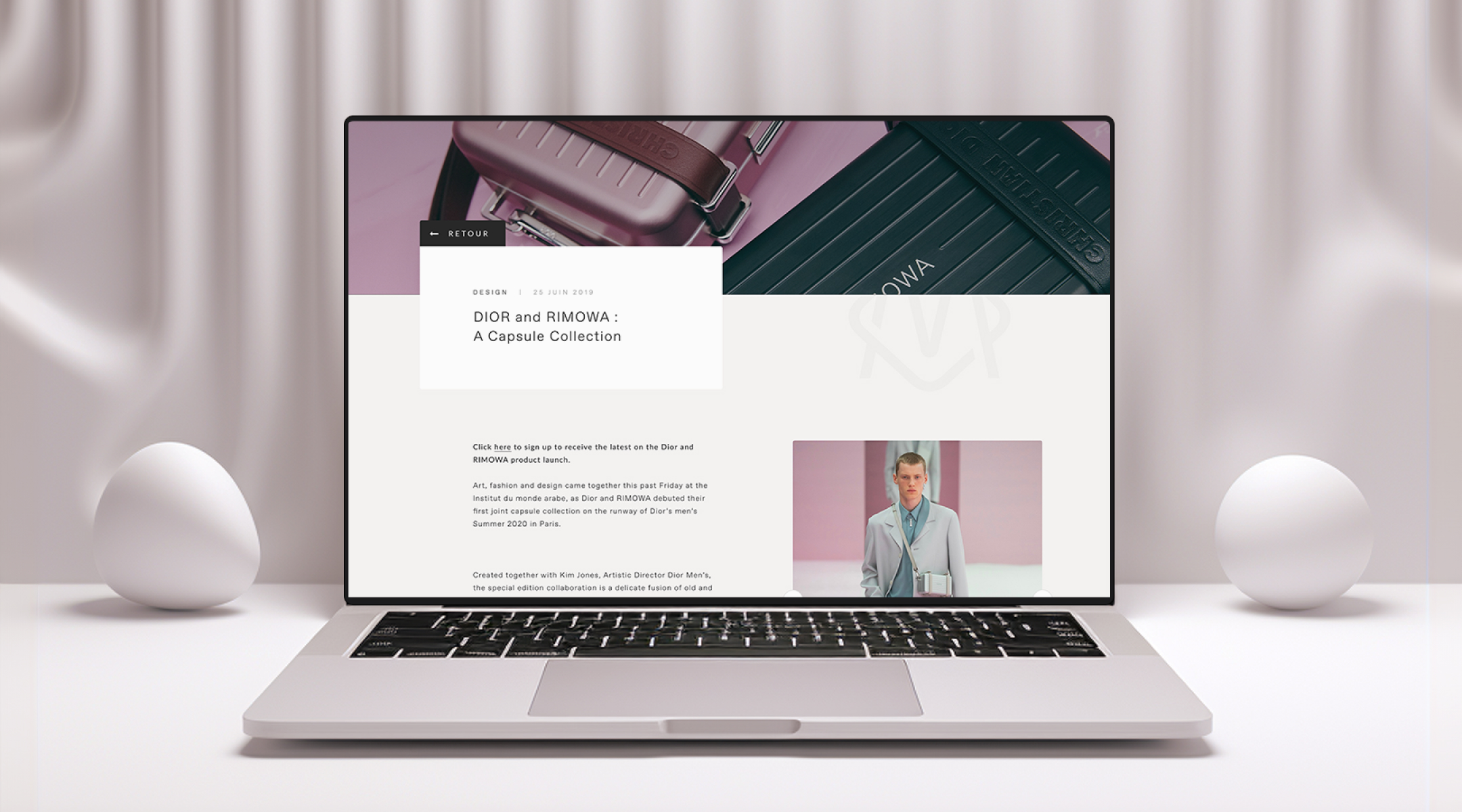 Stories template design