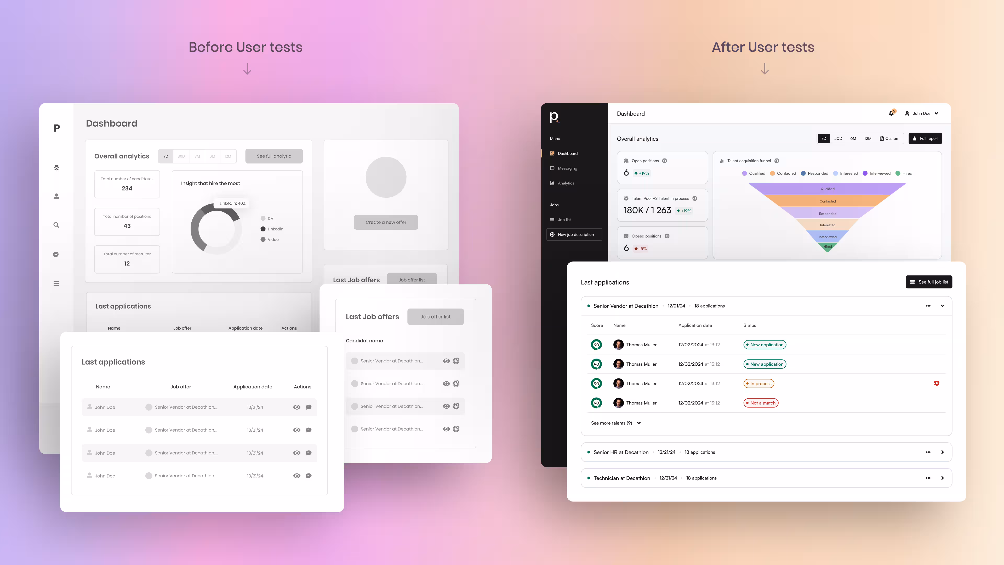 Before / After, design overhaul